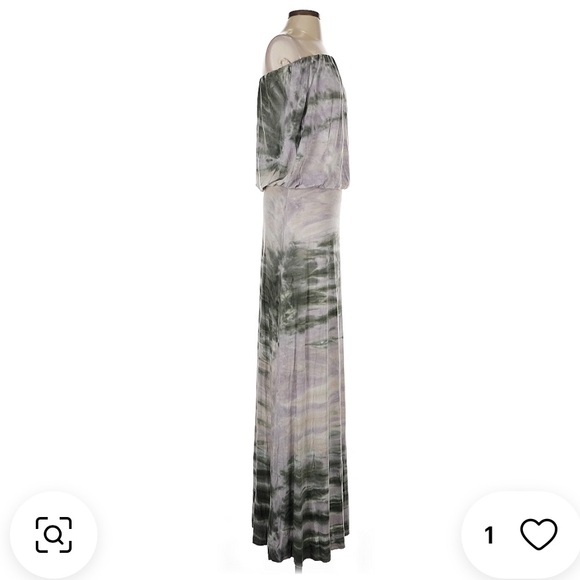 ⭐️Host Pick⭐️ Young Fabulous & Broke Tie Dye Strapless Maxi Dress - Picture 4 of 10